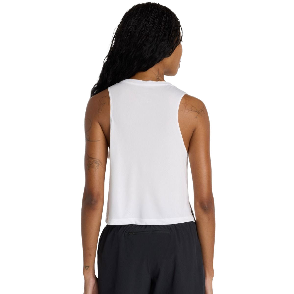Hvid New Balance Infinity Propel tank top til damer