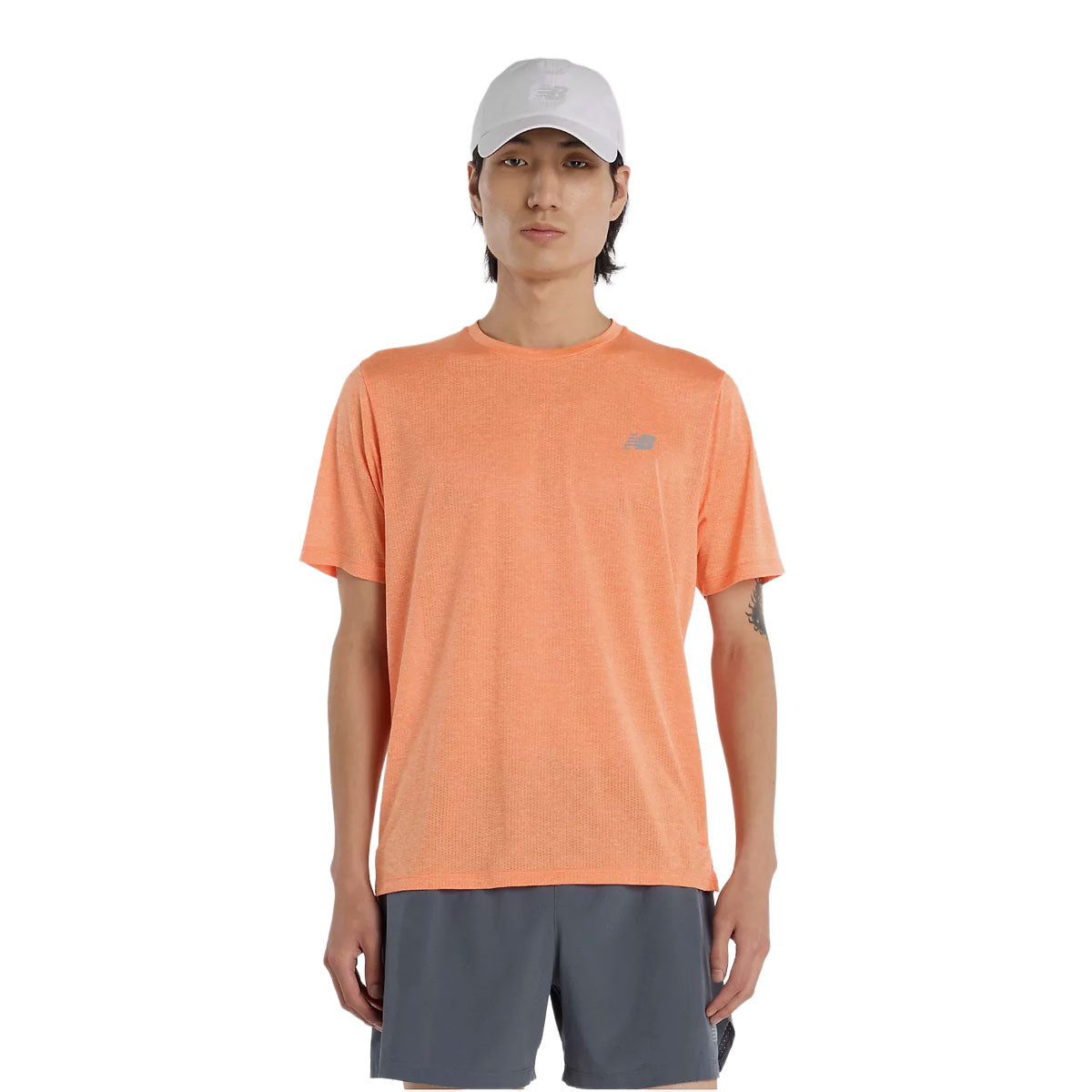 Ny Balance RC Essential T-shirt i orange med kort ærme