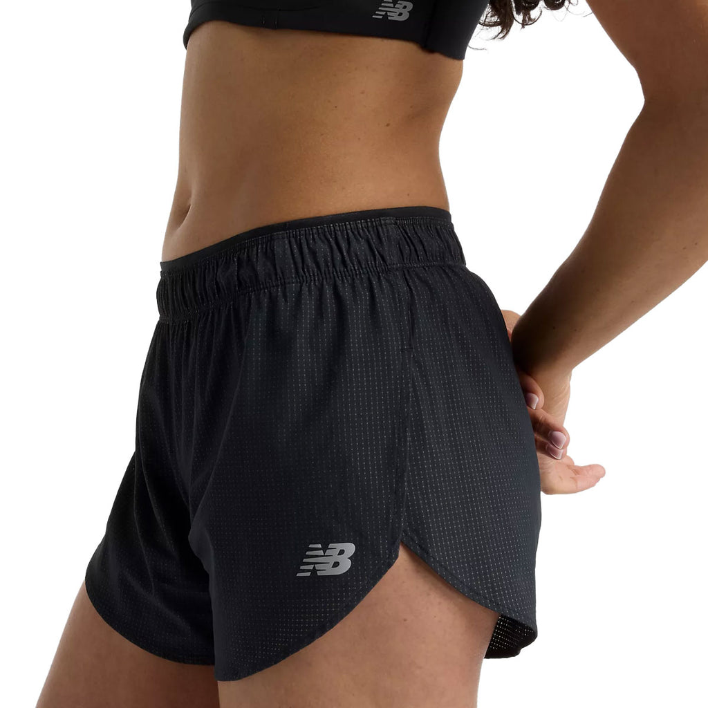 Sorte New Balance RC Ultralight 3in shorts til damer