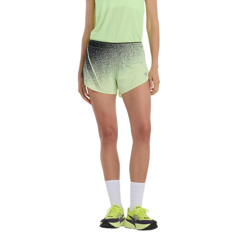 Ny Balance RC Ultralight PR shorts 3IN til damer i grønne nuancer