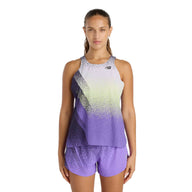 New Balance Race Day Ultra Light Printed Singlet Dame