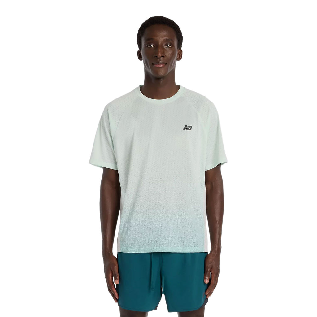 New Balance Viz-Tech T-shirt til mænd i lys grøn farve