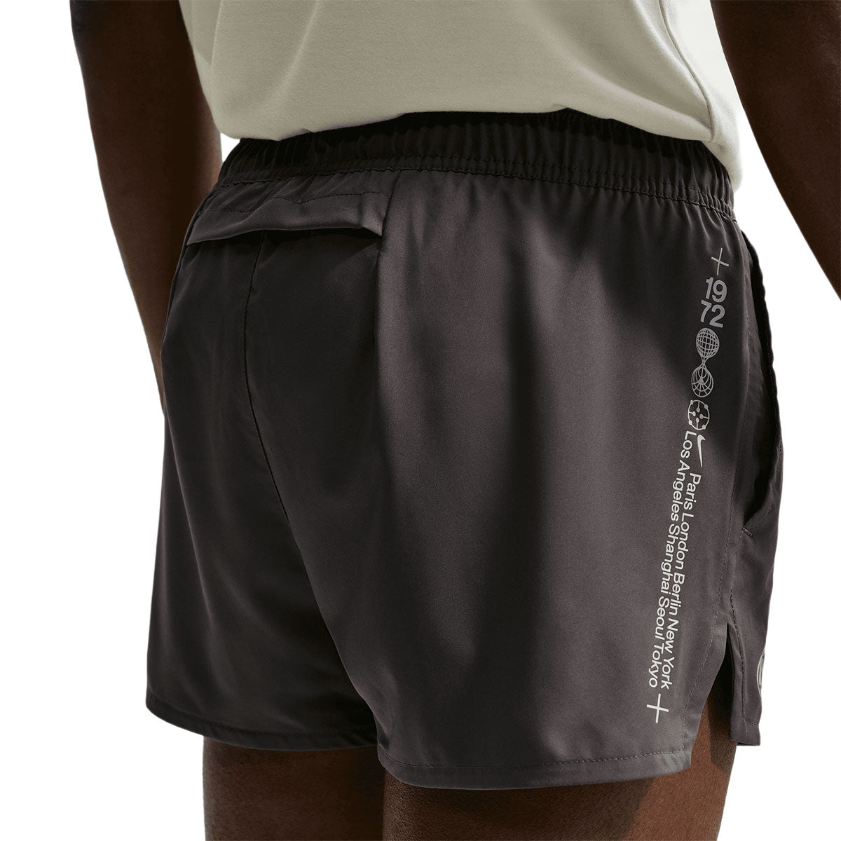 Nike Dri-FIT 3in shorts til herrer i sort med lomme