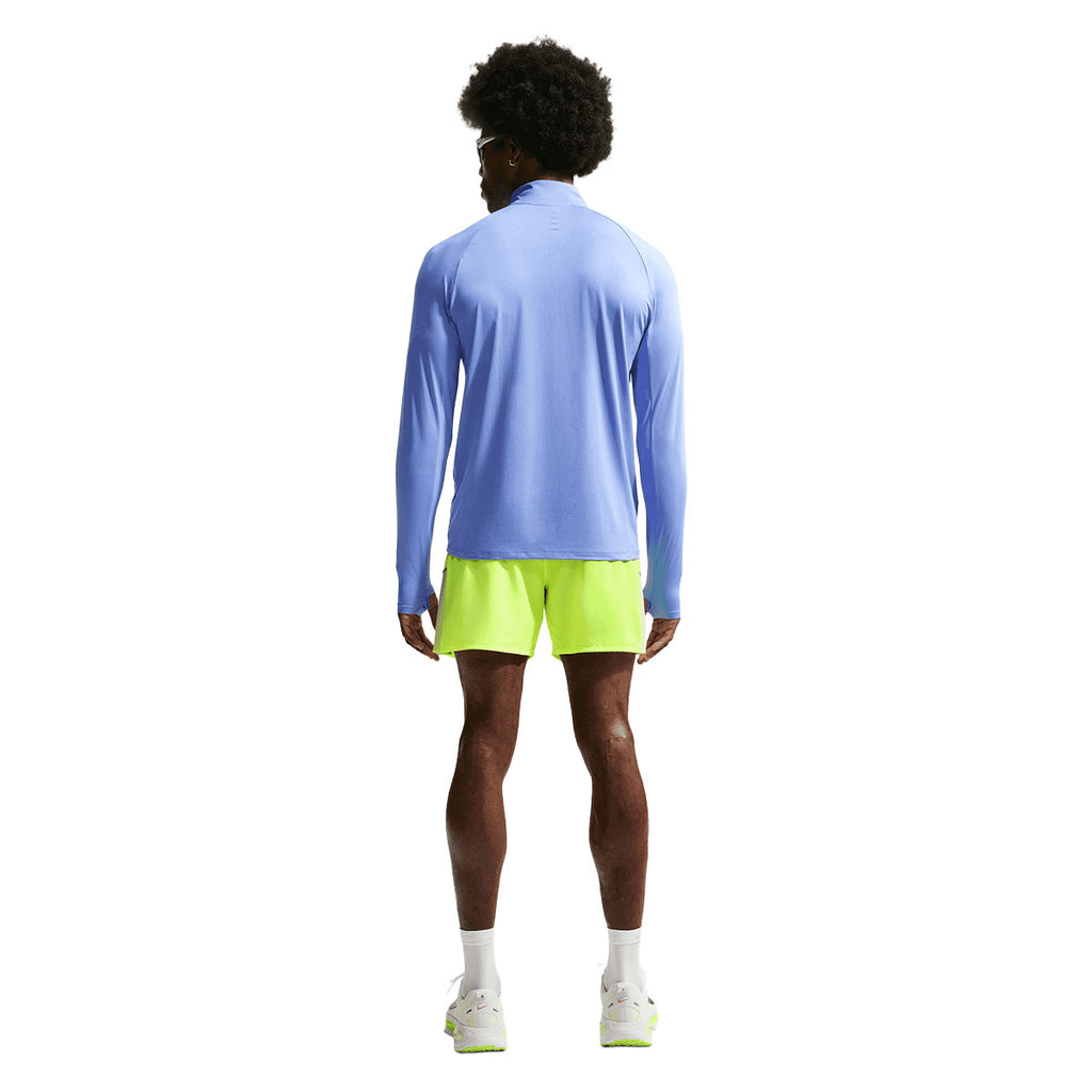 Nike Dri-Fit Stride Half Zip Midlayer til mænd i blå farve