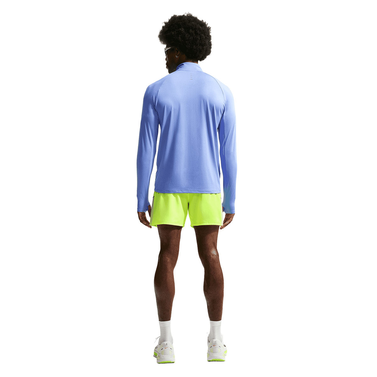 Nike Dri-Fit Stride Half Zip Midlayer til mænd i blå farve