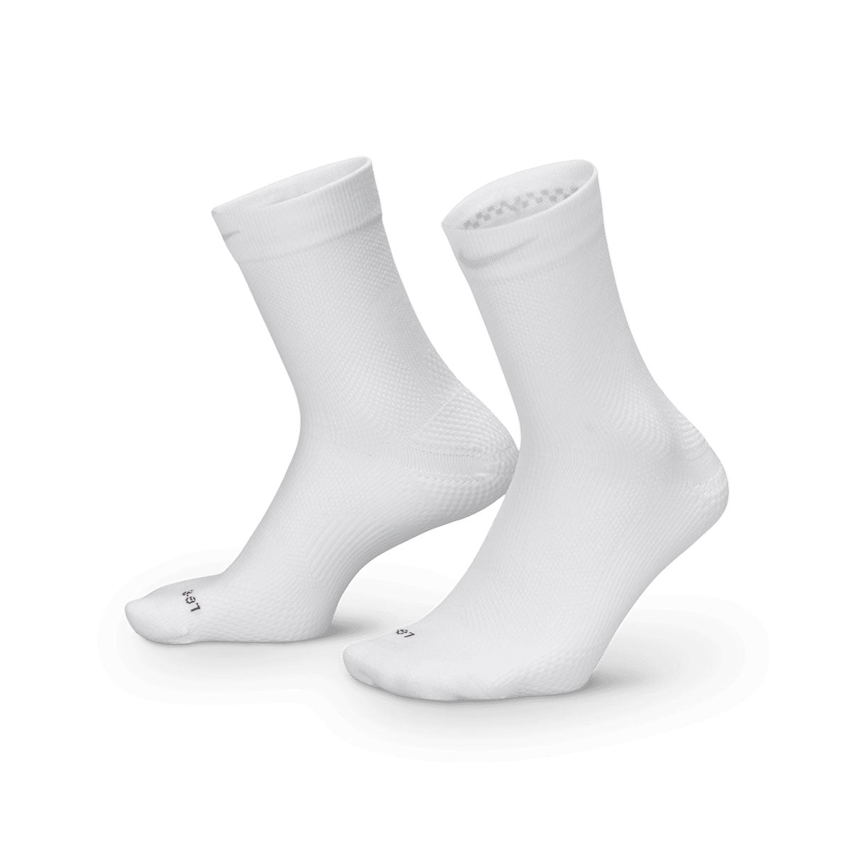 Hvide Nike Lightweight Run Micro Crew Strømper med åndbart materiale