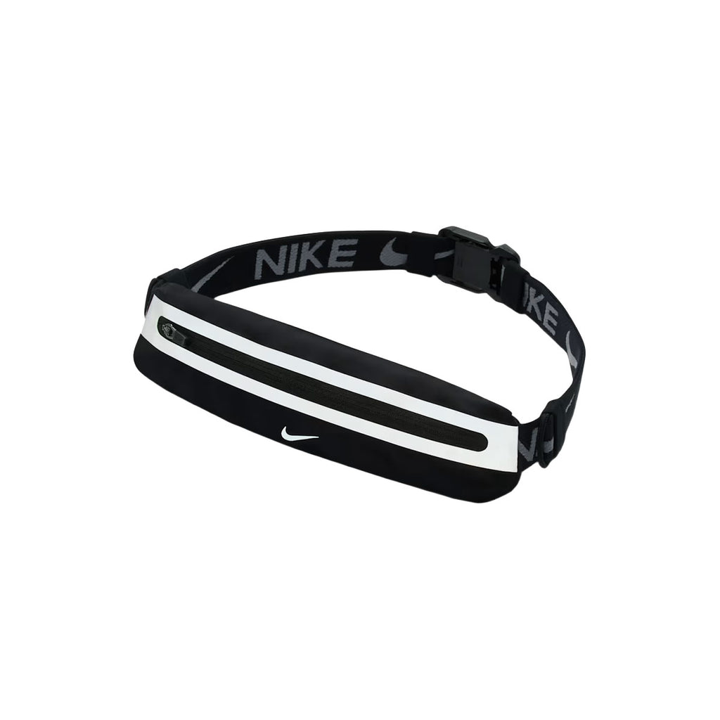 Nike Slim Waistpack 4.0 i sort med refleksdetaljer