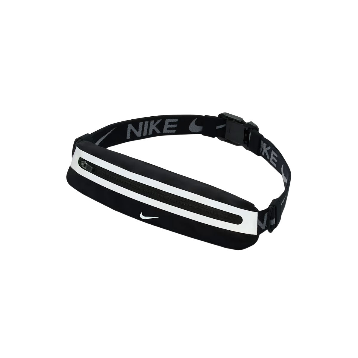 Nike Slim Waistpack 4.0 i sort med refleksdetaljer