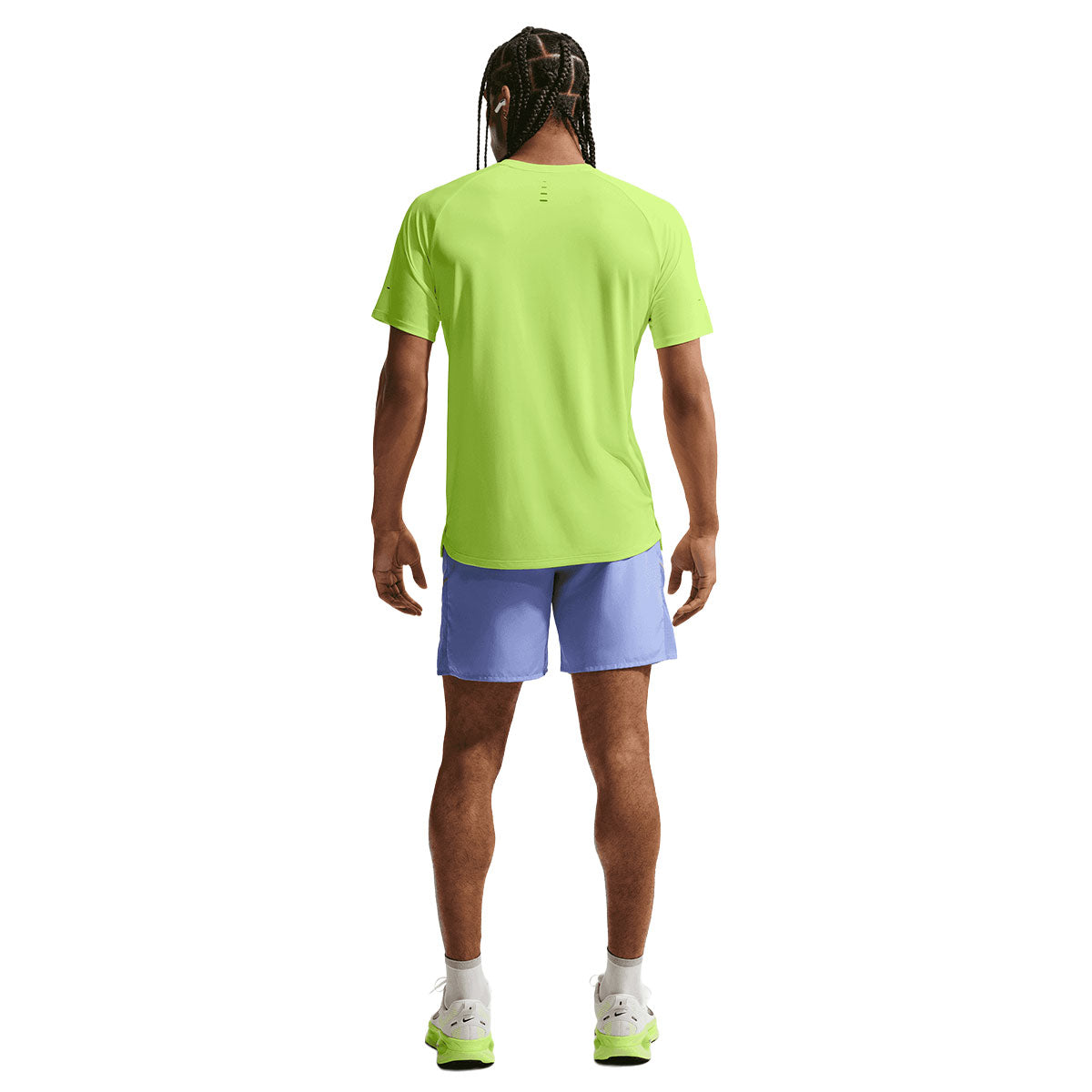 Nike Stride SS Top til mænd i lys grøn farve