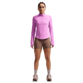 Nike Swift UV Half Zip Top Dame i lyserød farve