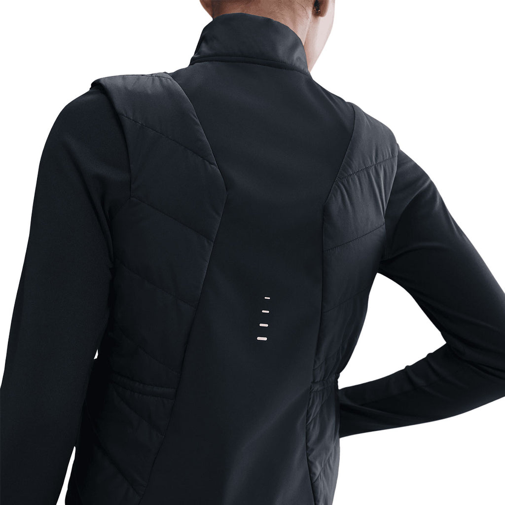 Nike Therma-FIT Swift Fill Vest til damer, sort, bagside med detaljer