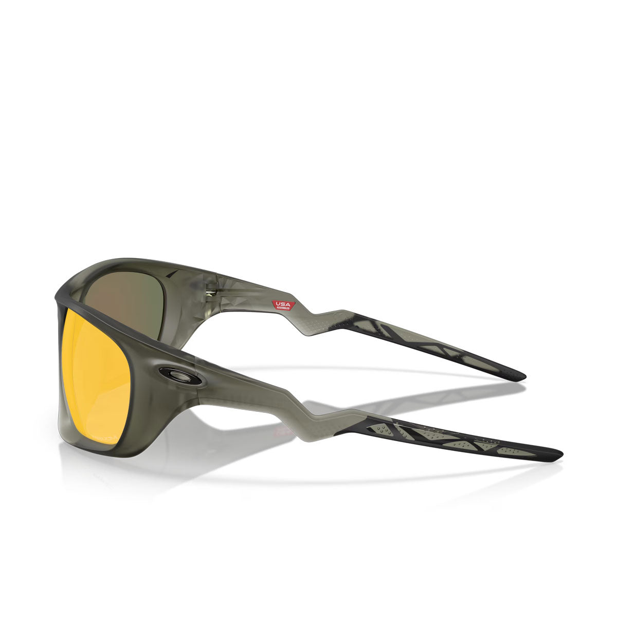 Sorte solbriller med gule linser fra Oakley Lateralis Prizm Ruby
