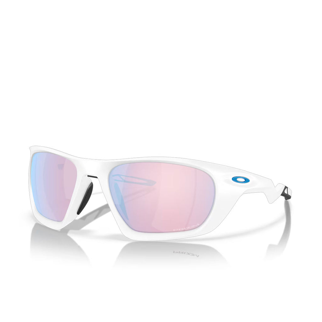 Oakley Lateralis Prizm Snow Sapphire solbriller med hvid ramme