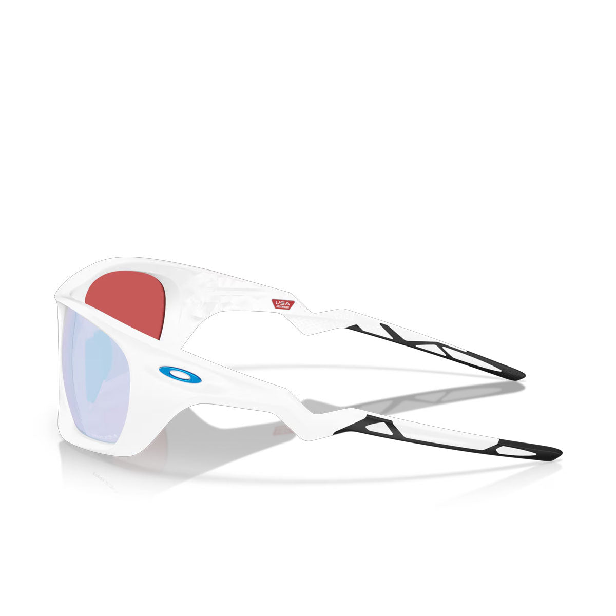 Oakley Lateralis Prizm Snow Sapphire solbriller med hvid ramme
