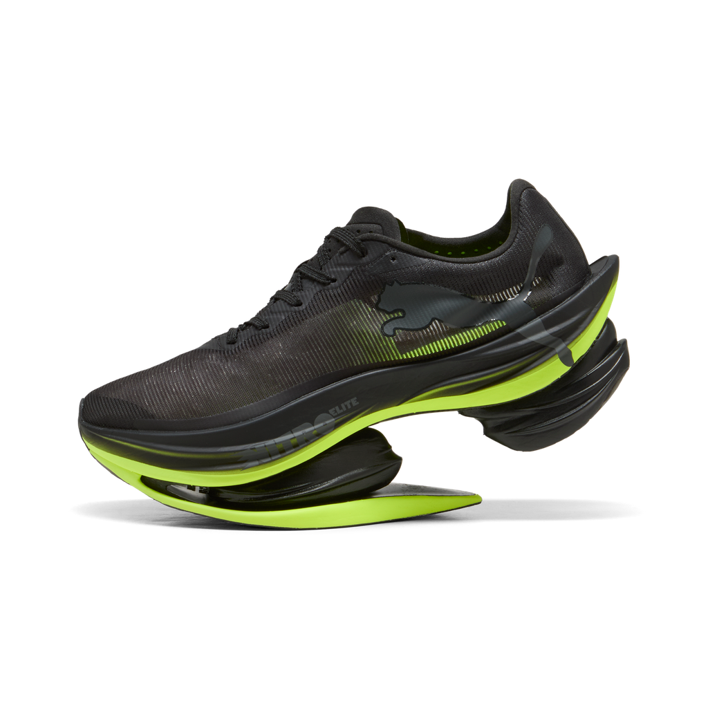 Puma Fast-RB NITRO Elite 2 løbesko med snørebånd til mænd i grå og grøn