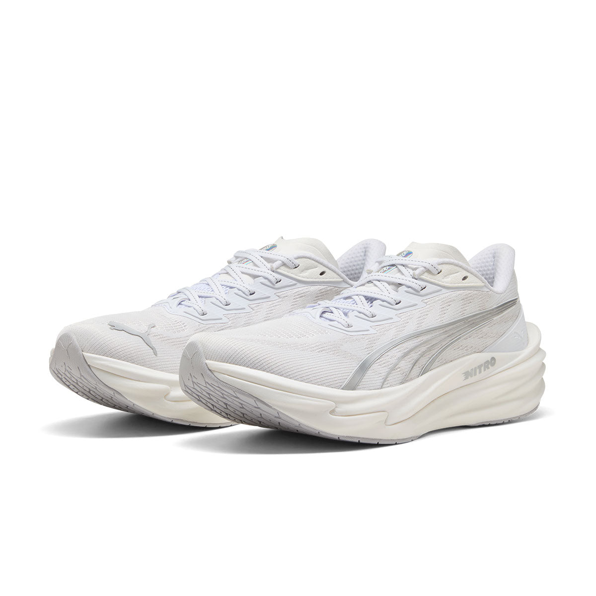 Puma Deviate NITRO 4 Herre løbesko i hvid farve