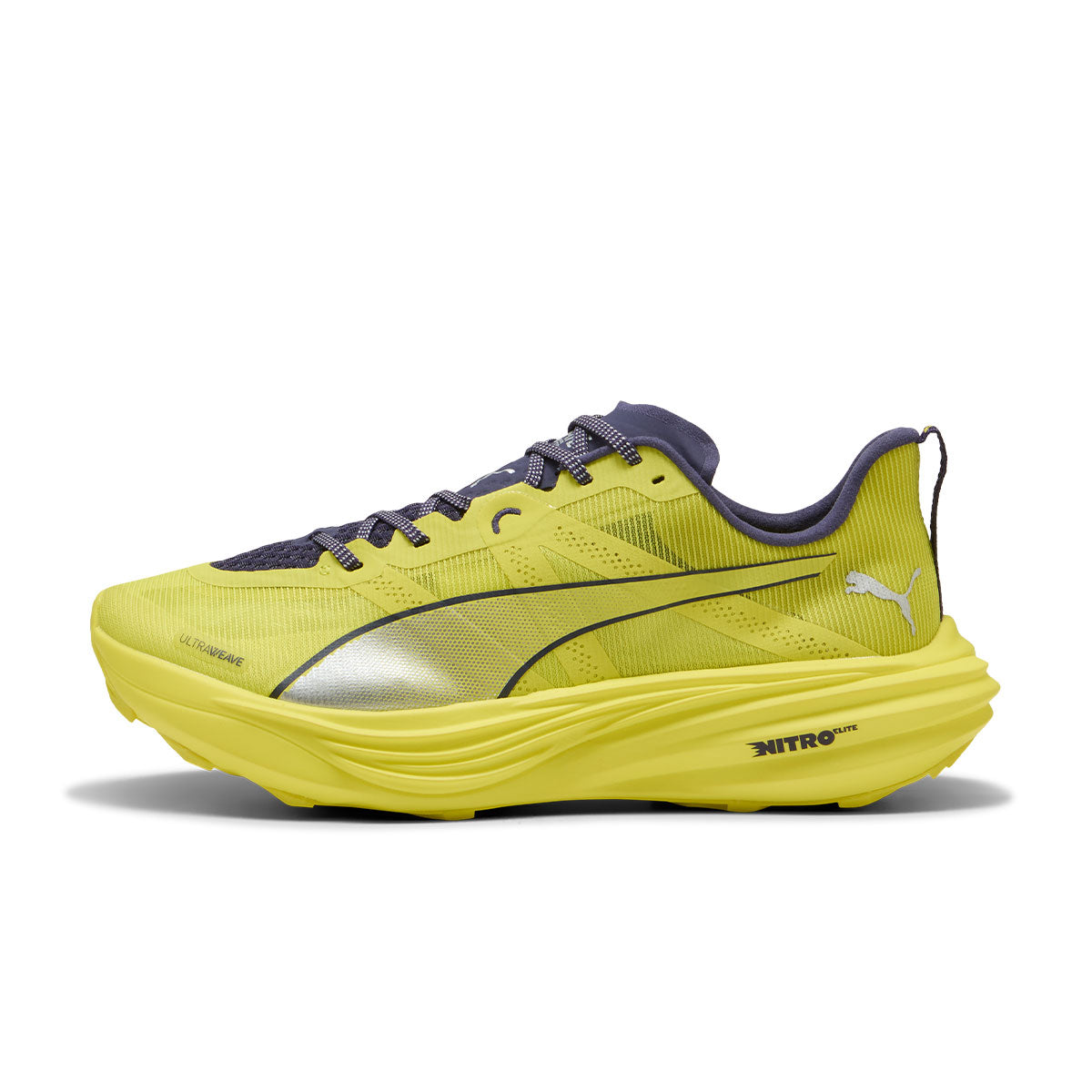 Puma Deviate NITRO Elite Trail herresko i gul og grå