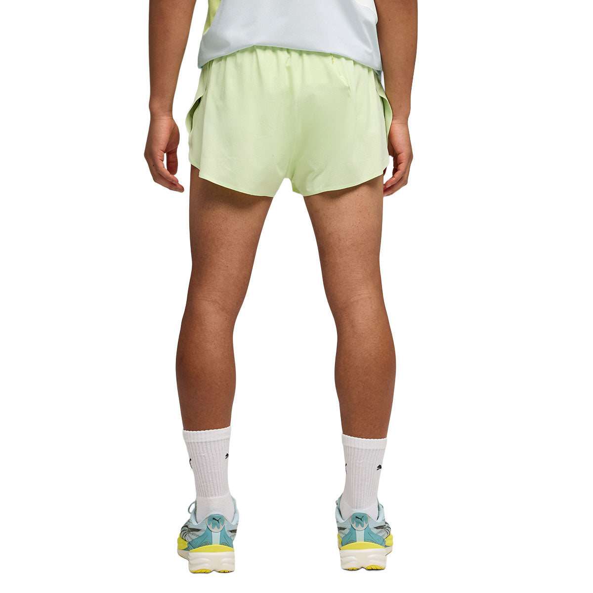 Lys grønne split shorts til mænd fra Puma