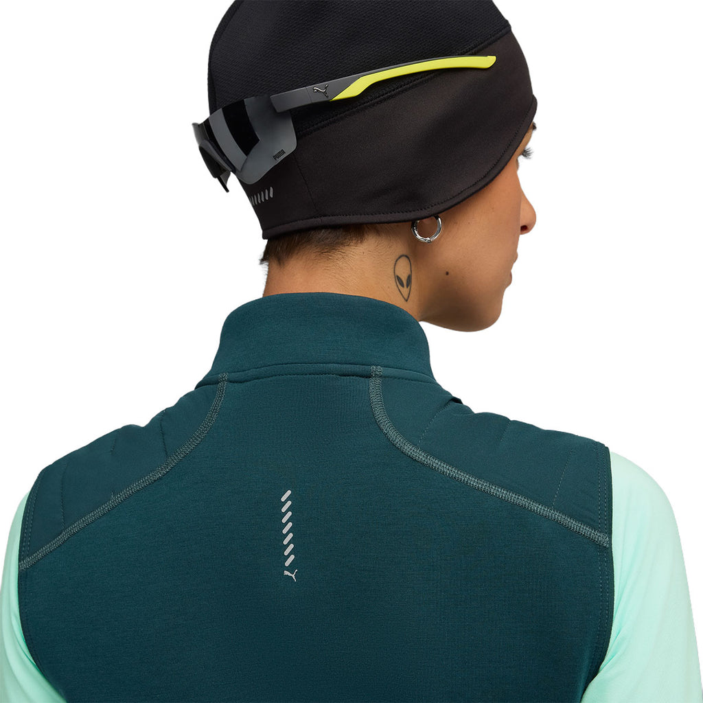 Puma Run Cloudspun Wrmlbl vest til damer i mørkeblå farve