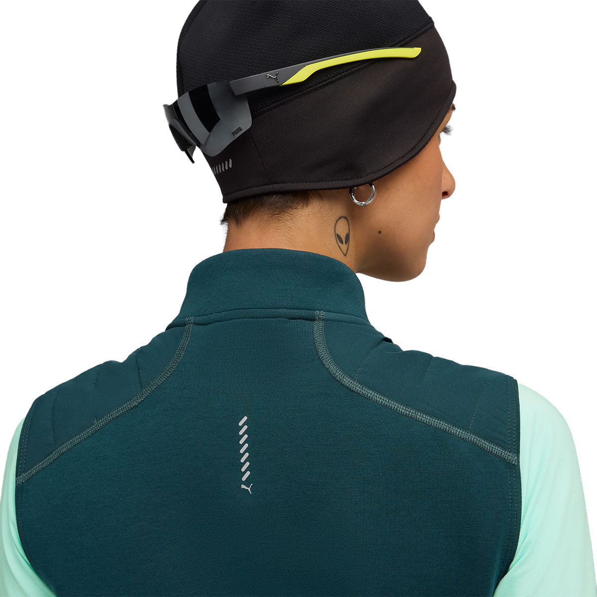Puma Run Cloudspun Wrmlbl vest til damer i mørkeblå farve