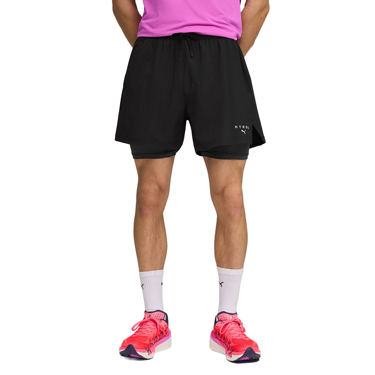 Puma x Hyrox Dryelite 2in1 shorts til mænd i sort