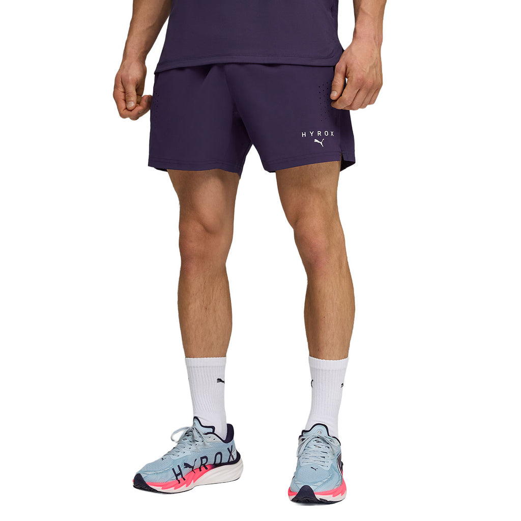 Puma x Hyrox Dryelite 5" shorts til mænd i lilla