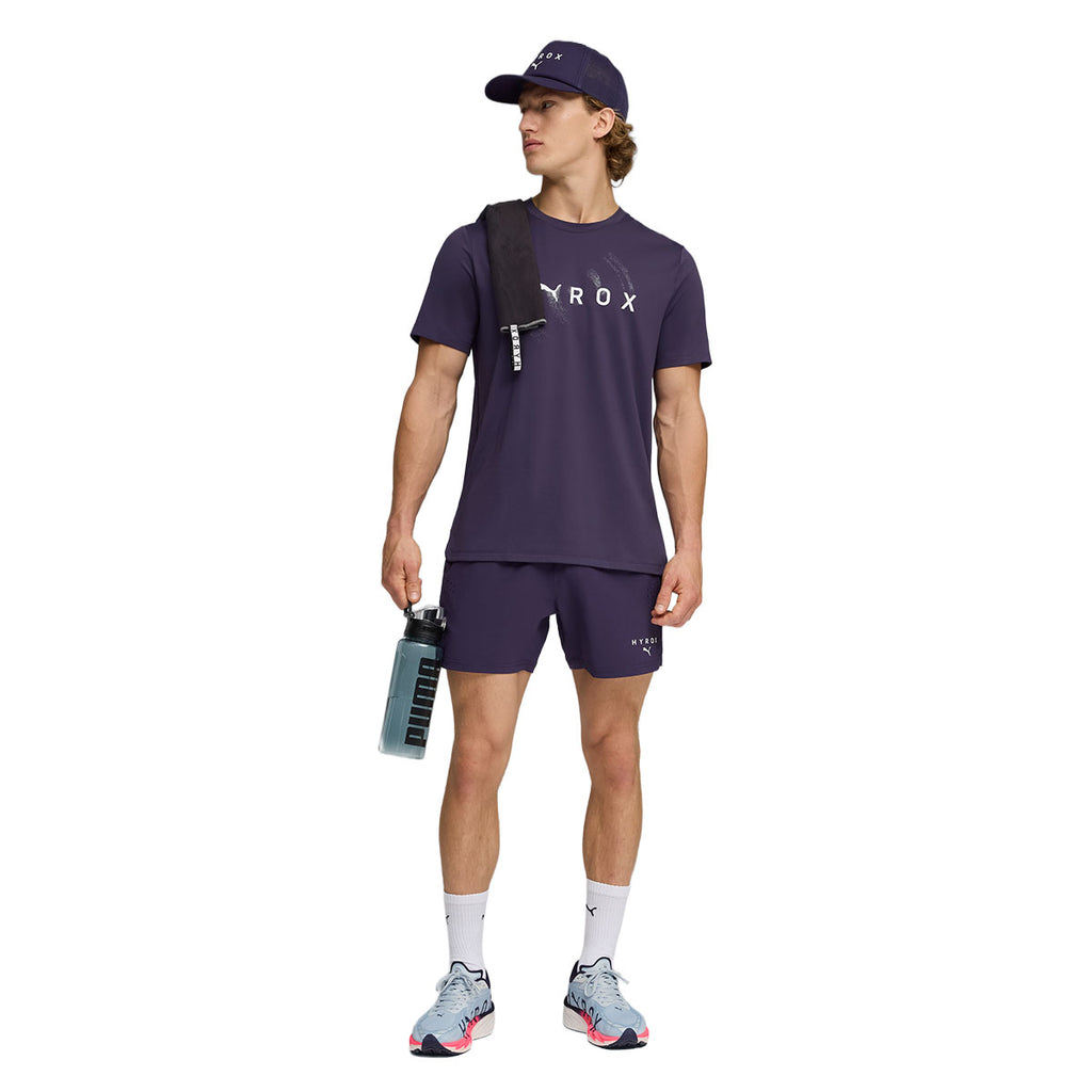 Puma x Hyrox Dryelite 5" shorts til mænd i mørkeblå