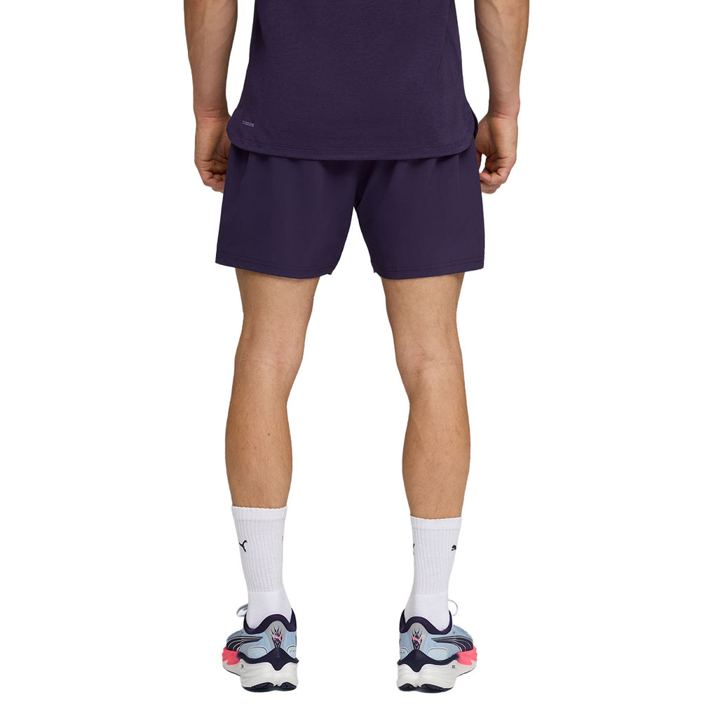 Mørkeblå Puma x Hyrox Dryelite 5" shorts til herrer