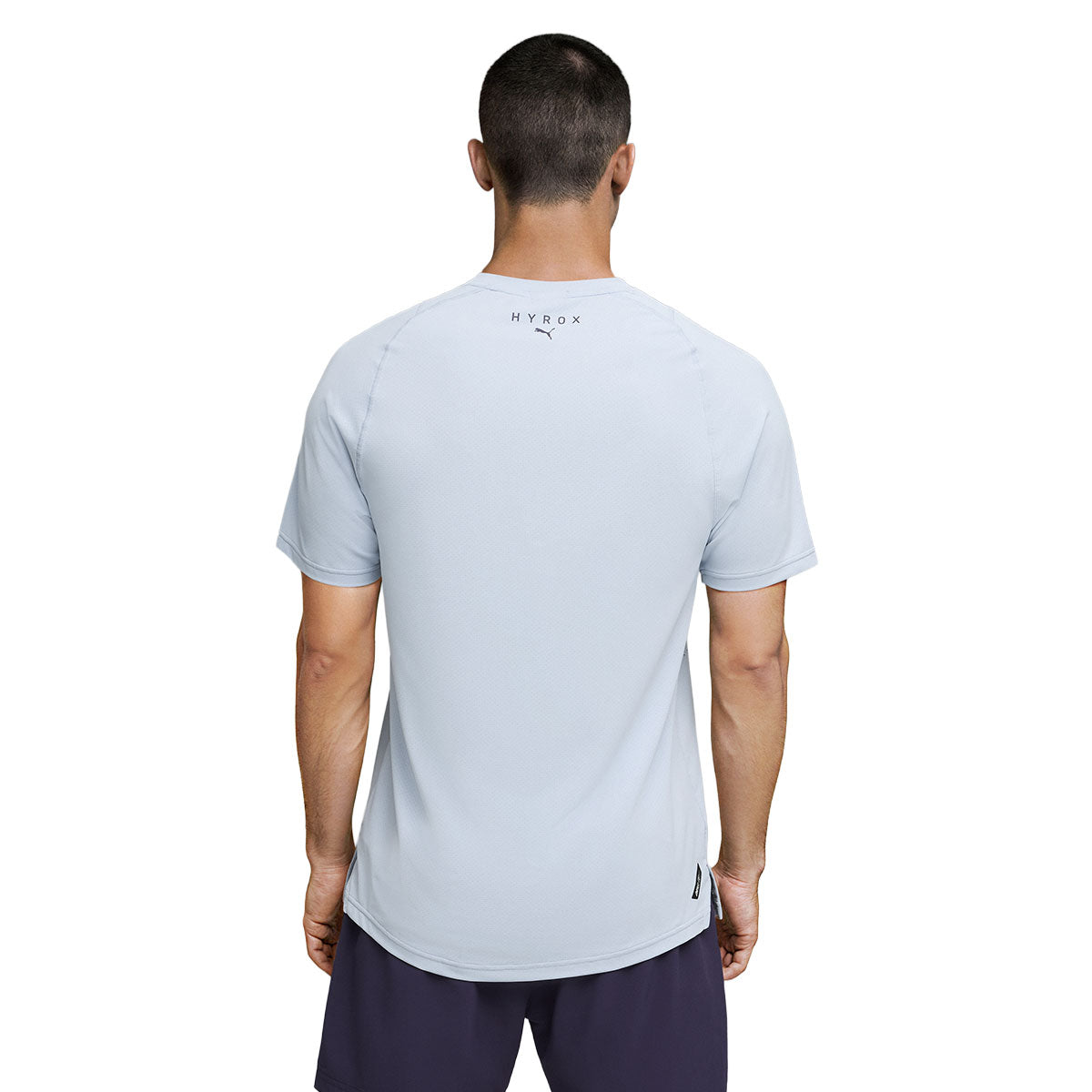 Lys blå Puma x Hyrox Dryelite trænings T-shirt til mænd