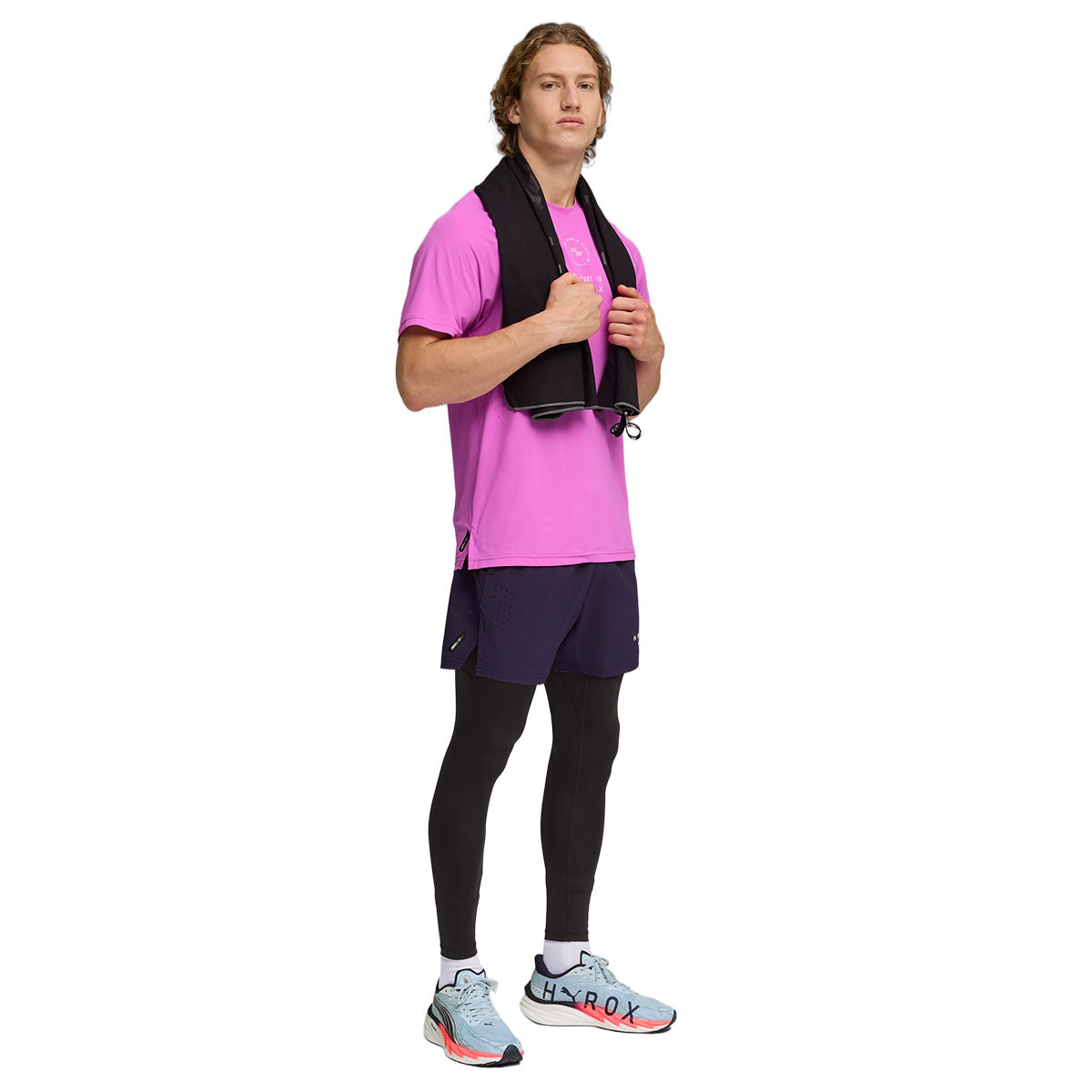 Puma x Hyrox Dryelite trænings T-shirt til mænd i lyserød