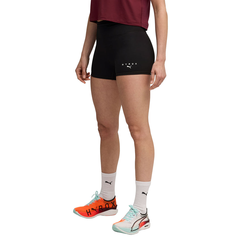 Puma x Hyrox Shapeluxe 3" kort tight til damer i sort