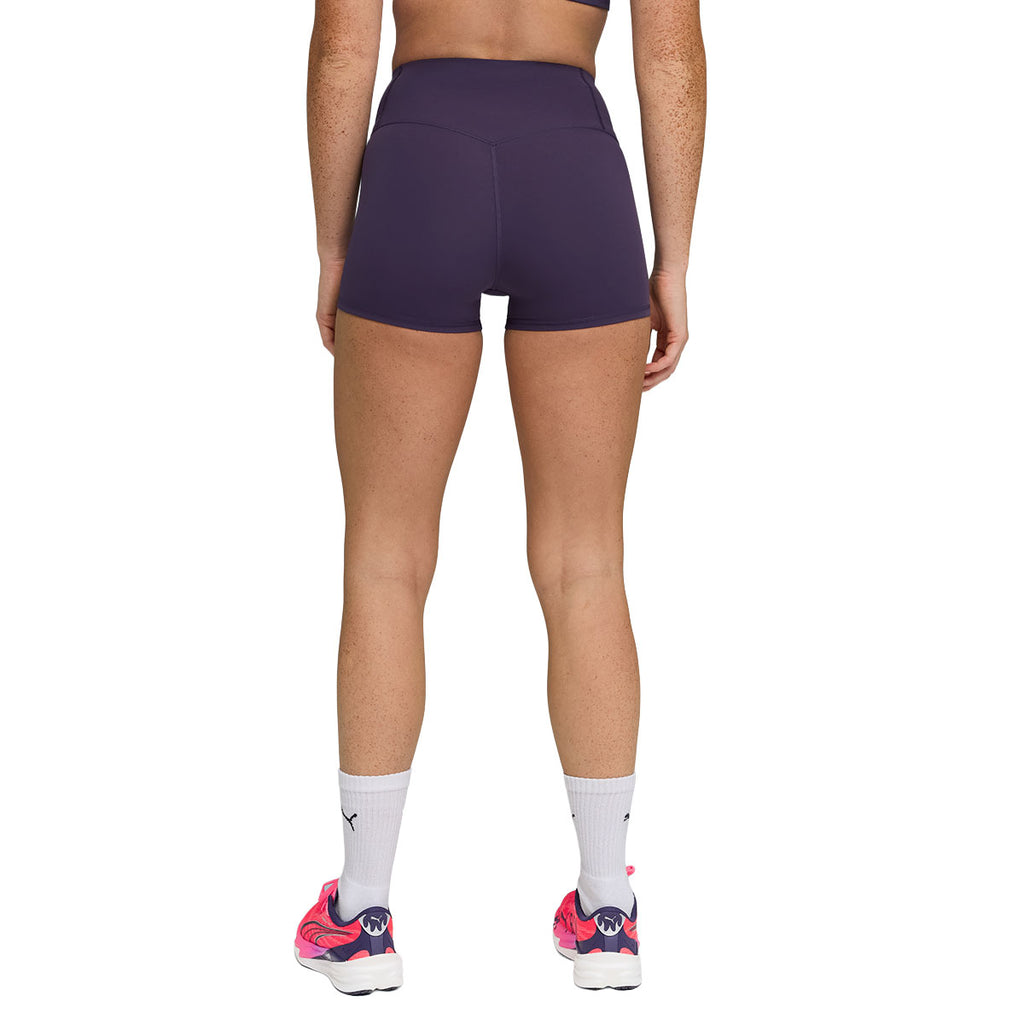 Puma x Hyrox Shapeluxe 3" kort tight i lilla til damer