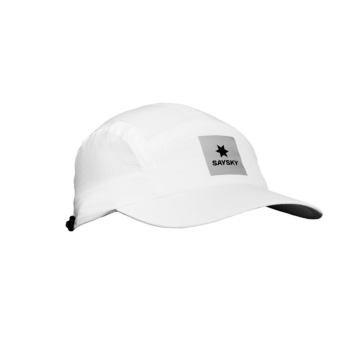 Saysky Flow Cap kasket i hvid med logo på fronten