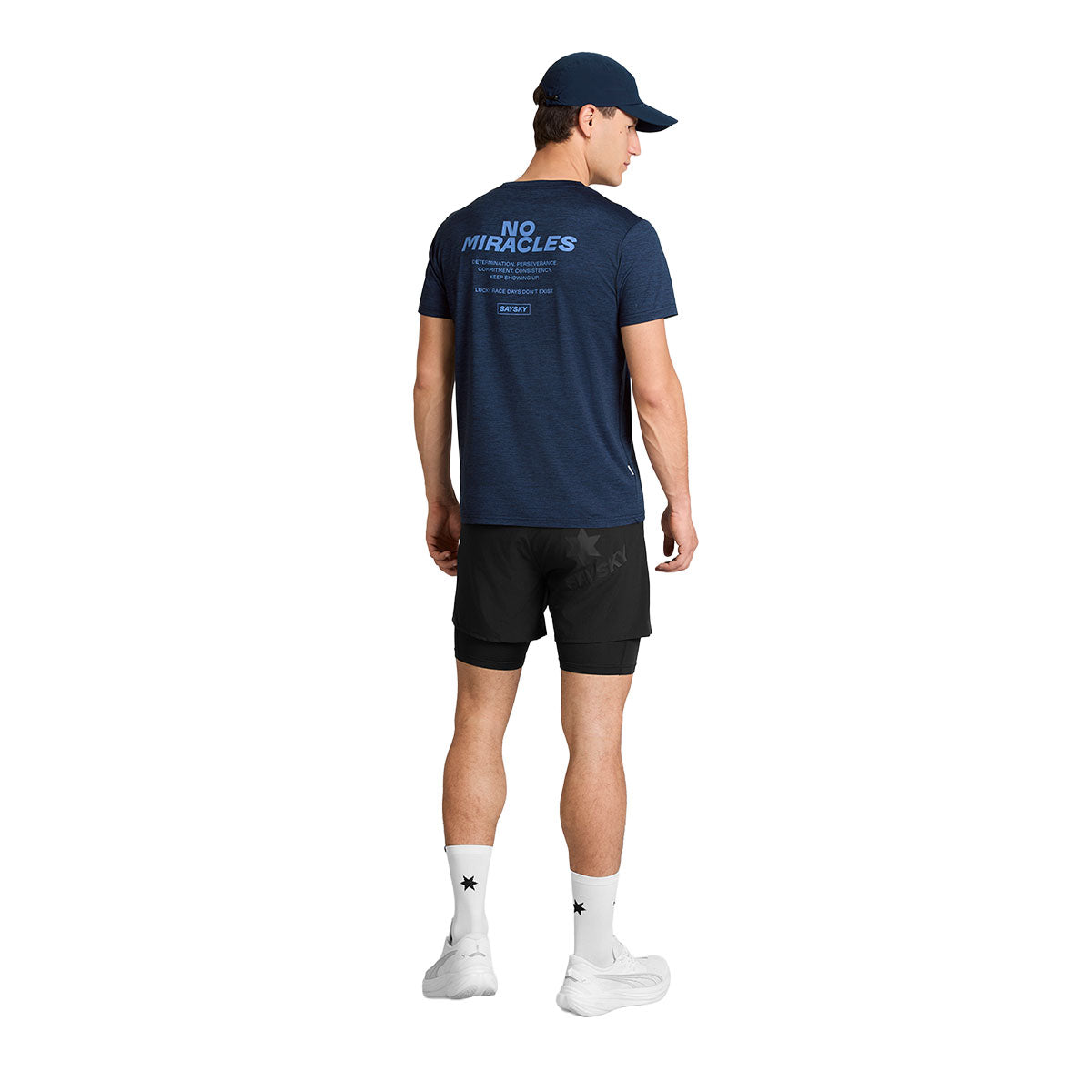 Saysky Statement Pace T-shirt med tekst på ryggen