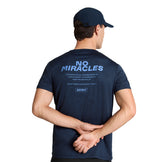 Saysky Statement Pace T-shirt i navy med tekst på ryggen