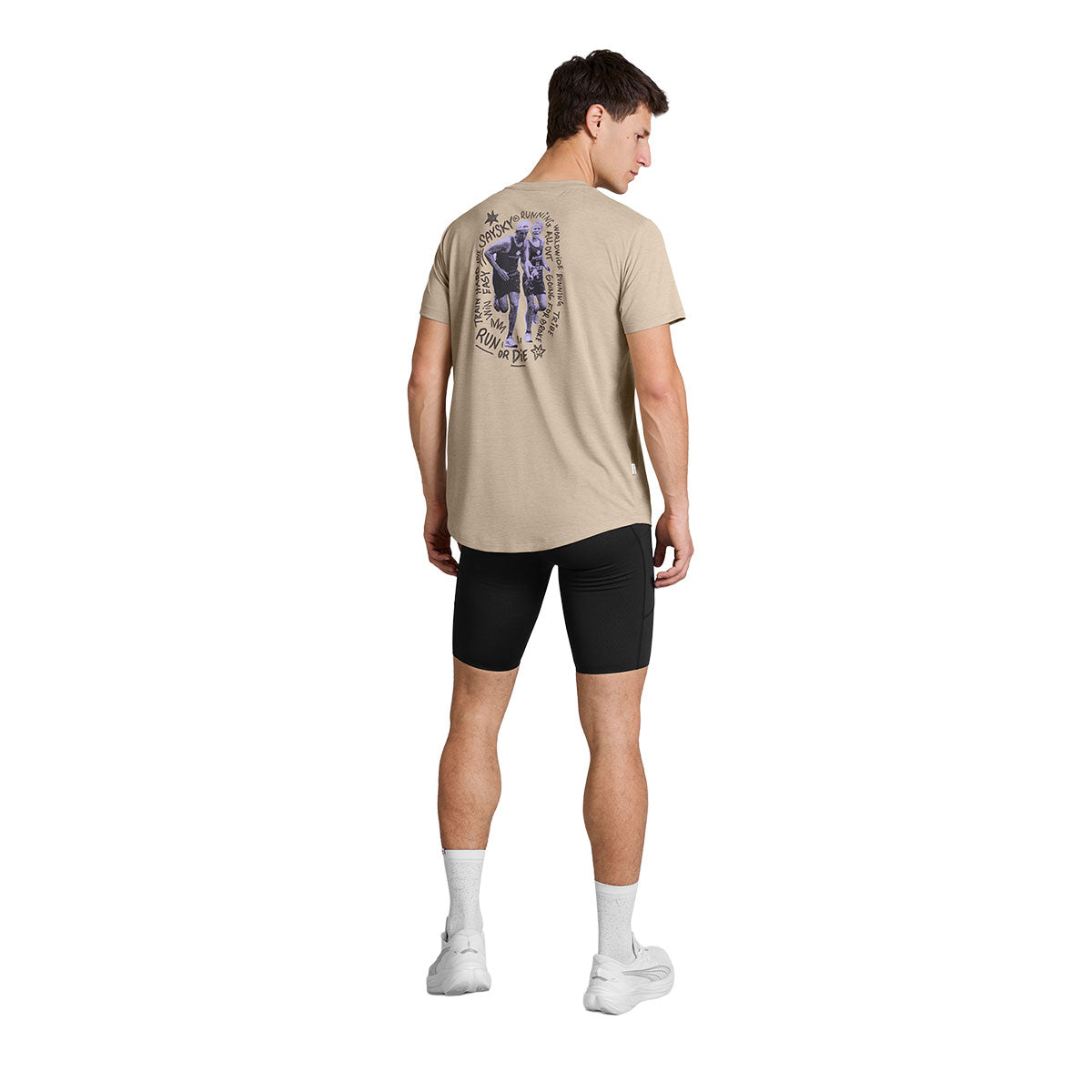 Saysky Statement Combat Pro T-shirt med grafisk rygtryk