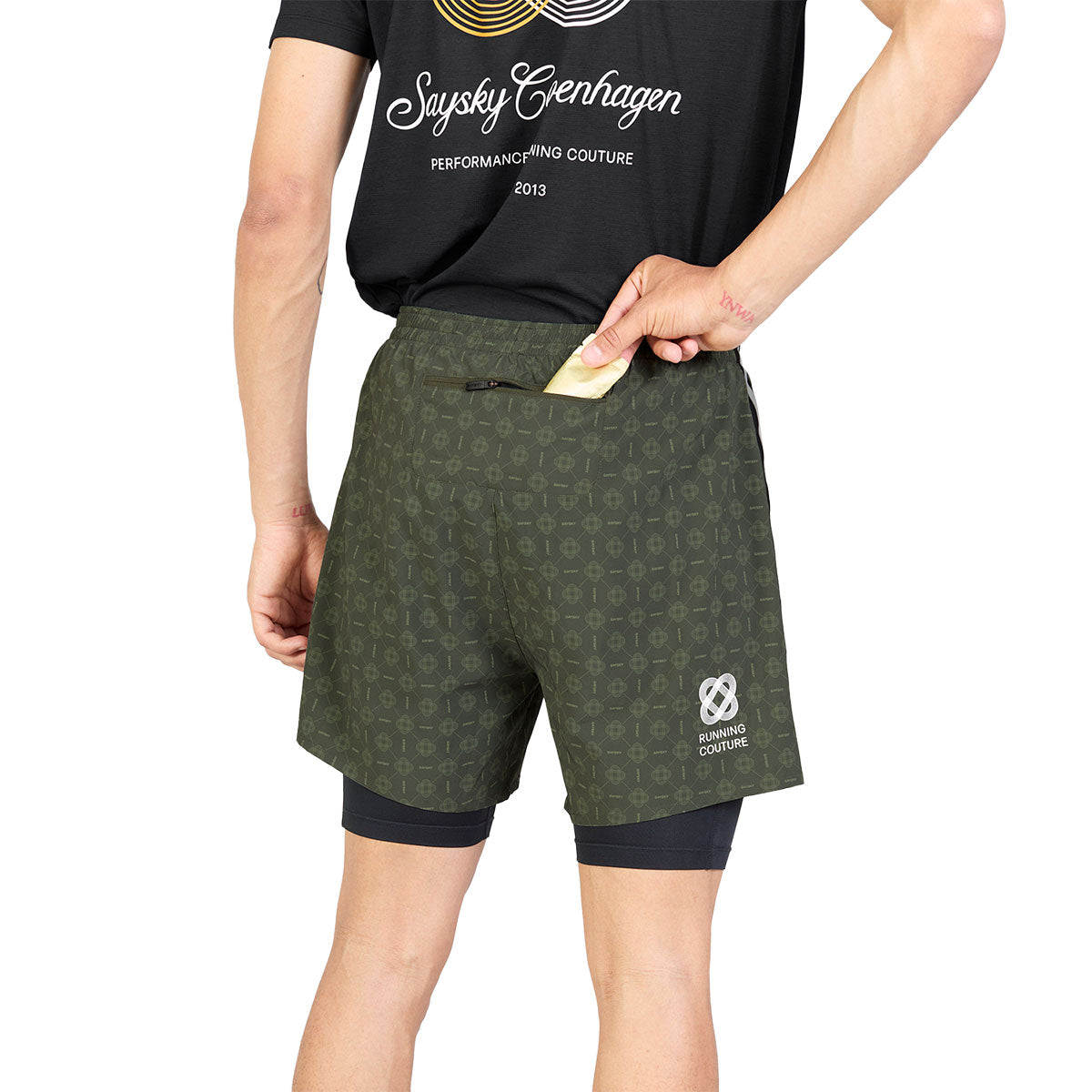 Saysky Couture Pace 2 in 1 Shorts 5inch herre