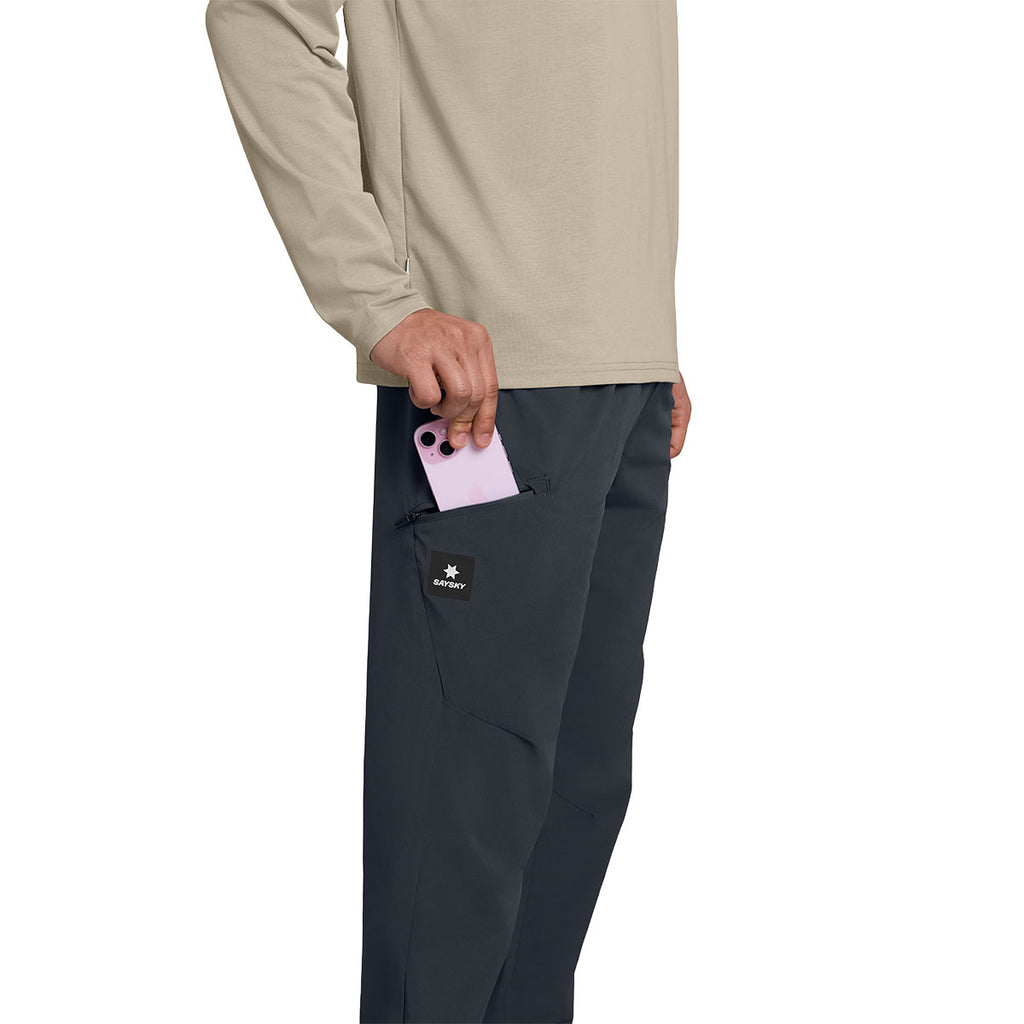 Saysky Motion pants til mænd med sidelomme og elastisk talje