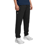Mørkegrå Motion pants til mænd med lomme og logo på benet