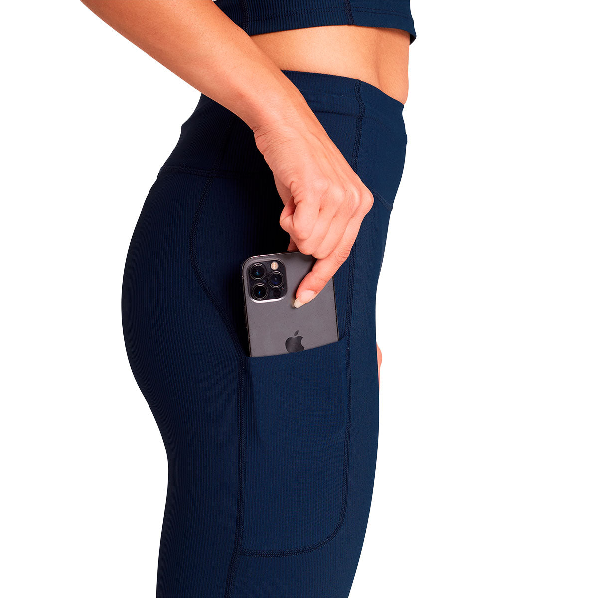 Saysky Combat+ dame lang tights med lommer og telefonplads