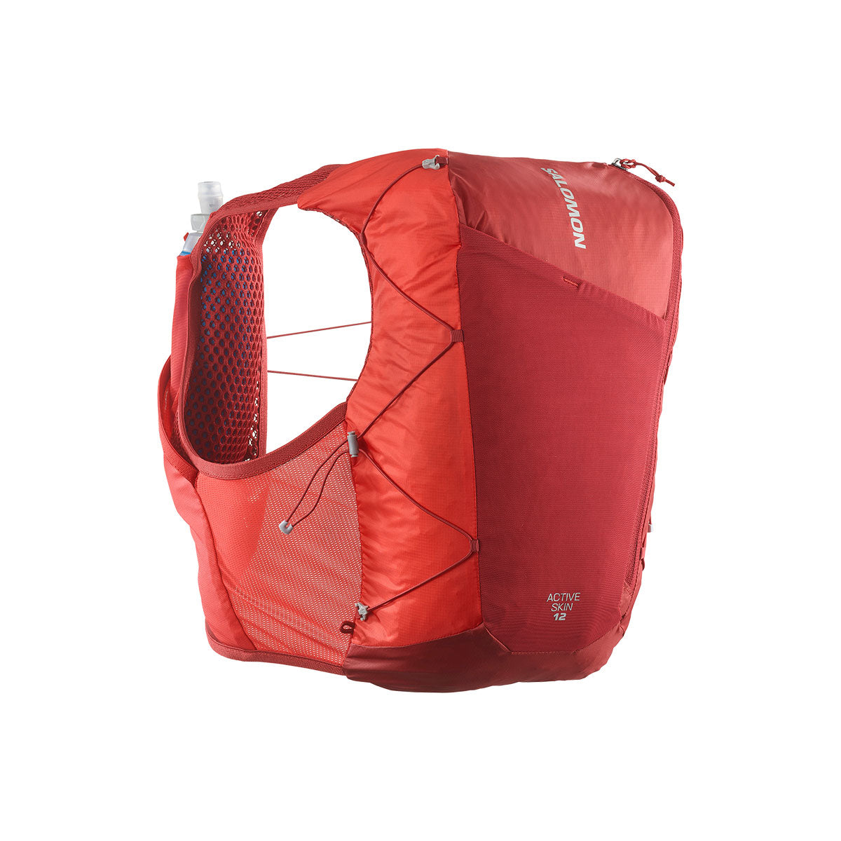 Salomon Active Skin 12 taske i rød farve med netpaneler