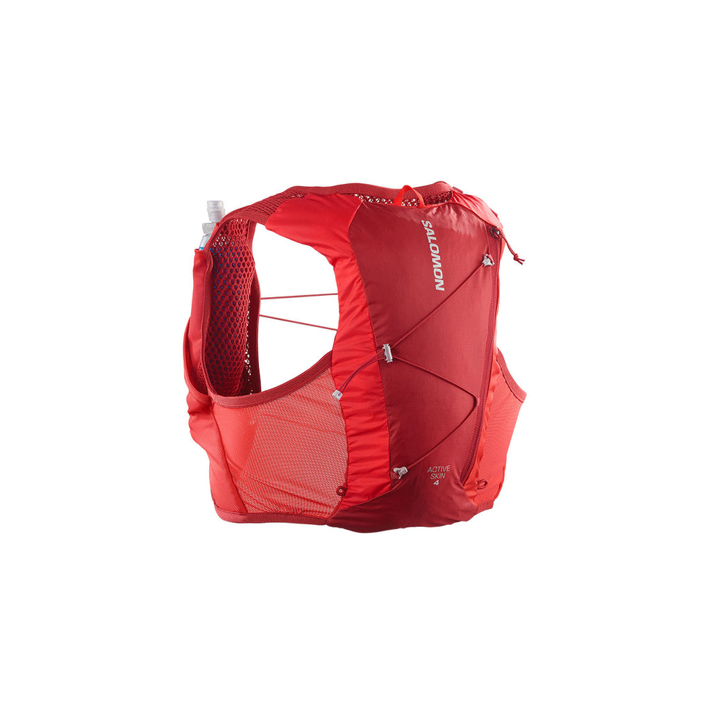 Salomon Active Skin 4 Set løbetaske i rød farve