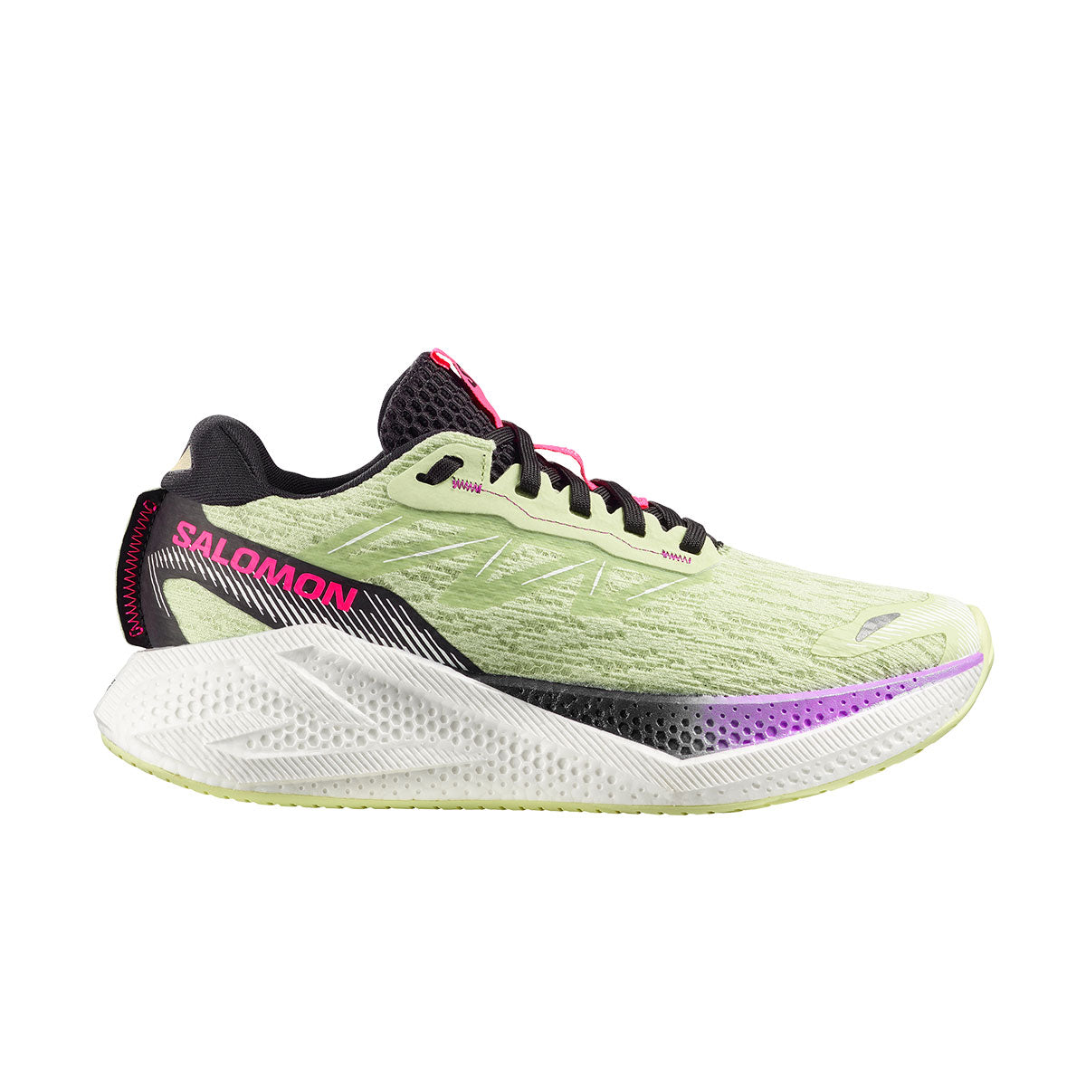 Salomon Aero Glide 4 Dame løbesko i grøn og sort