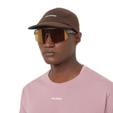 Brun Salomon Sense Aero Cap med skygge og justerbar rem