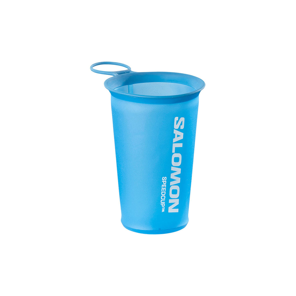 Salomon Soft Cup Speed i blå farve til drikkevarer