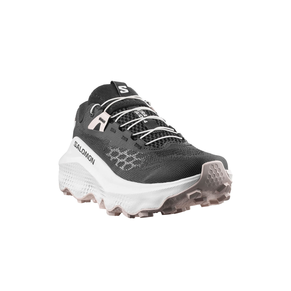 Salomon Ultra Glide 4 Dame trailsko i grå og hvid