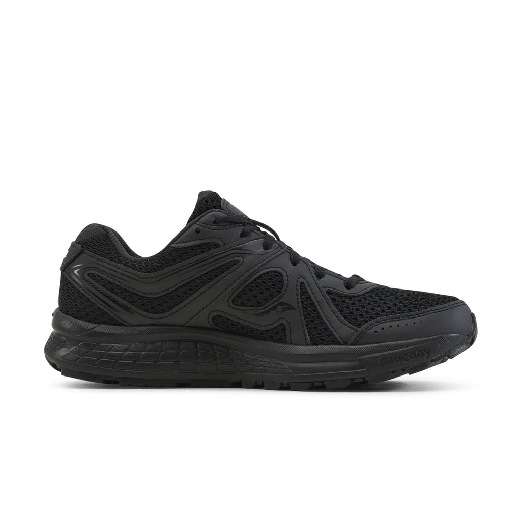 Saucony W Accomplice walkersko i sort med snørebånd og gummisål