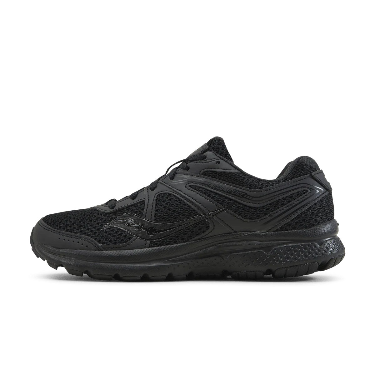 Saucony W Accomplice walkersko i sort med snørebånd og mesh-overdel