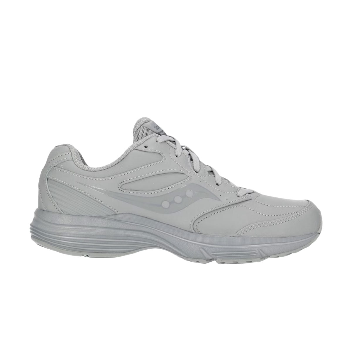 Saucony W Integrity Walker 3 grey walkersko med snørebånd og grå overdel