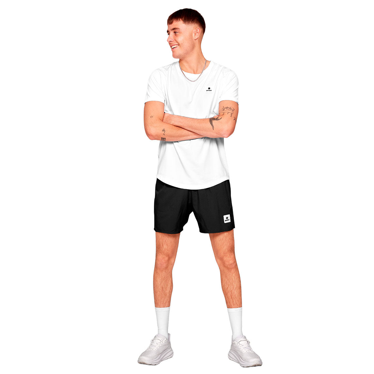 Hvid Saysky Clean Combat Pro T-shirt til mænd